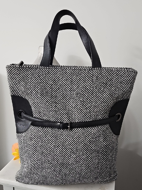 Furla Handbags - Furla Herringbone Tweed 2-way Tote Bag